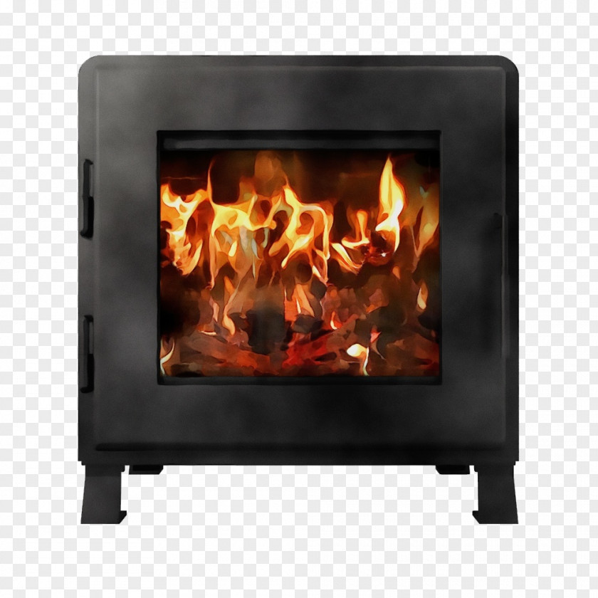 Space Heater Stove Heat Wood-burning Flame Hearth Fireplace PNG