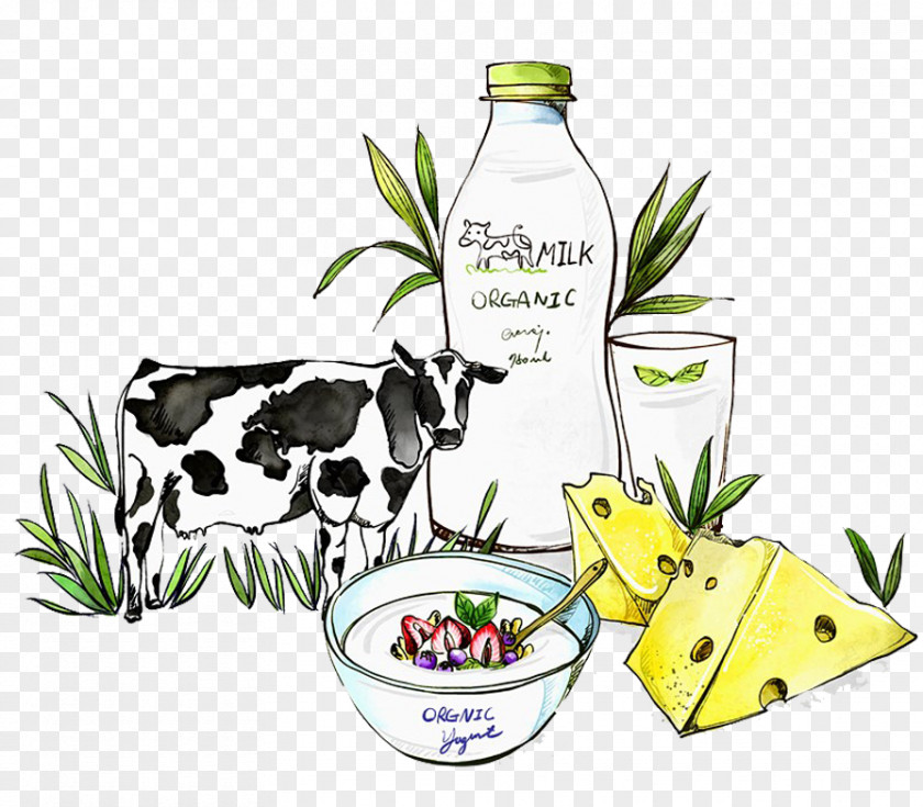 Yogurt Picture Soured Milk Fruit Cream PNG