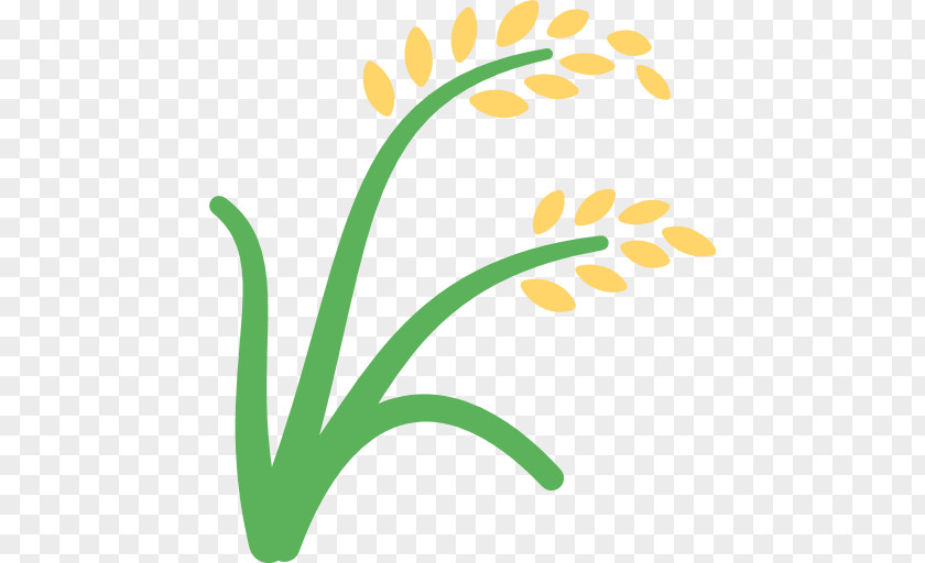Ear Of Rice Emoji Plant SMS Sticker PNG