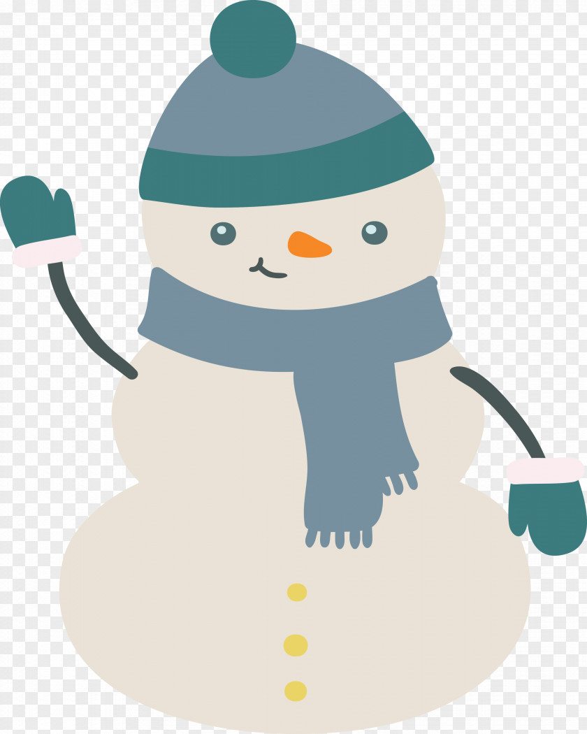 Snowman Winter Christmas PNG
