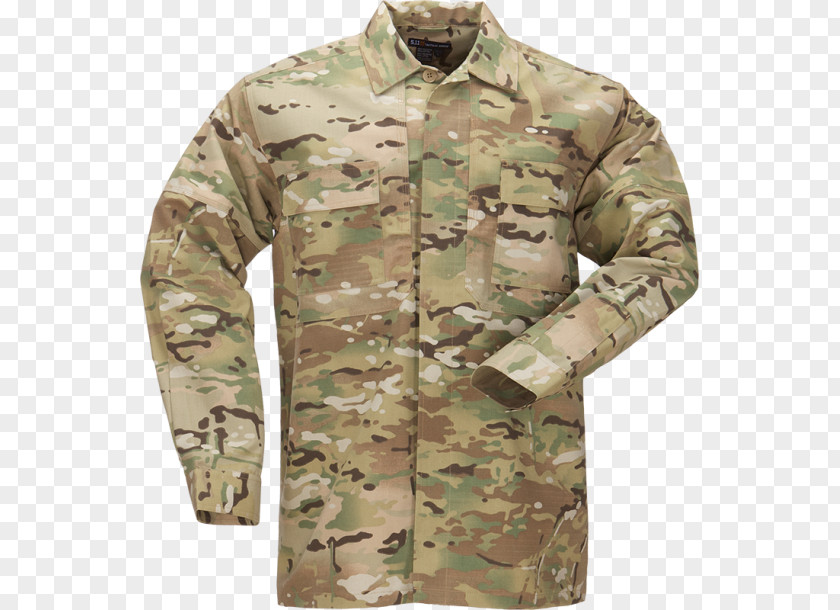 T-shirt Long-sleeved MultiCam Army Combat Shirt PNG