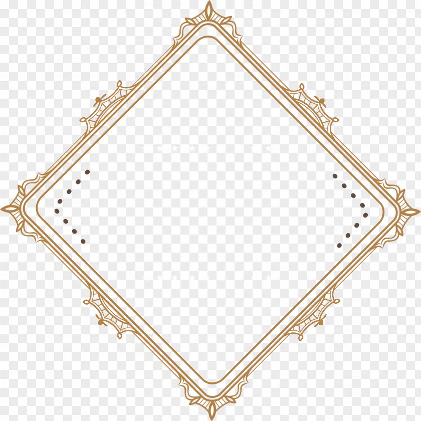 Diamond Border Printing PNG