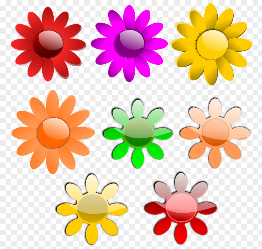 Free Vector Flowers Pink Content Clip Art PNG