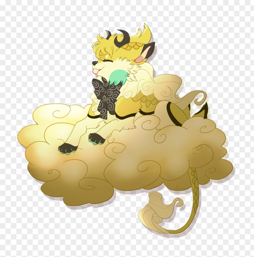 Golden Throne Animal PNG