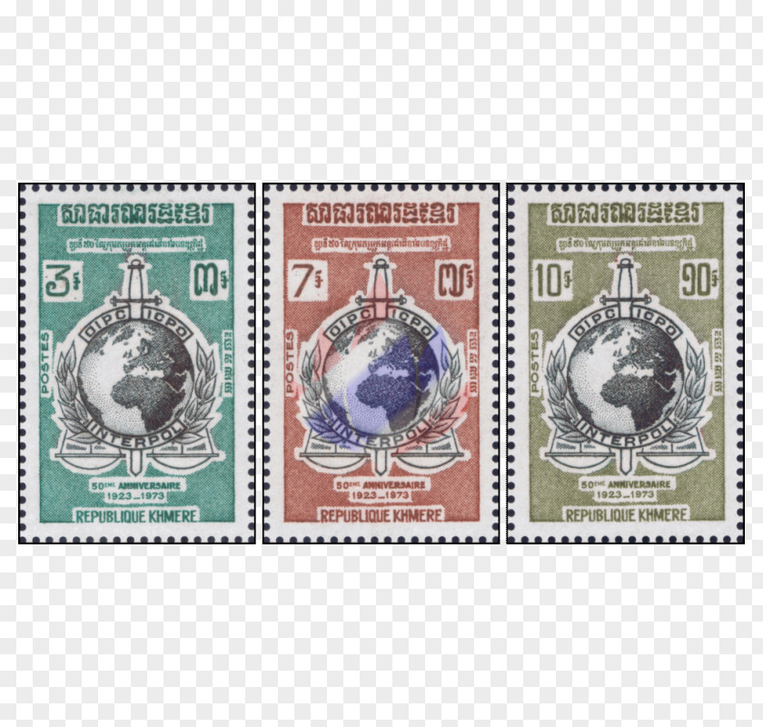 Interpol Postage Stamps Rectangle Mail PNG