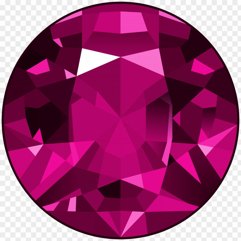 Pink Gem Clip Art Image Gemstone Purple Diamond PNG