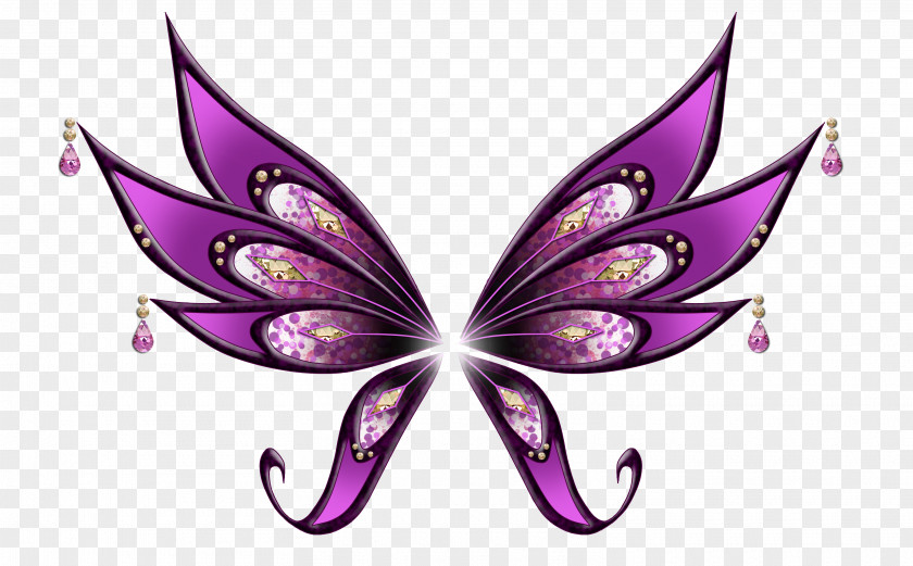 Wings Butterfly Sirenix Mythix DeviantArt Purple PNG