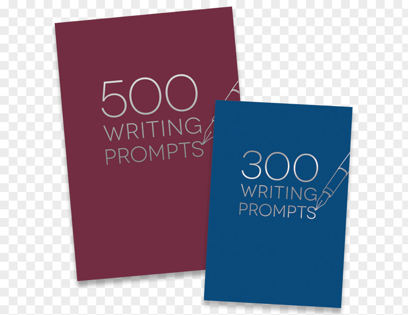 Design 500 Writing Prompts Logo Brand PNG