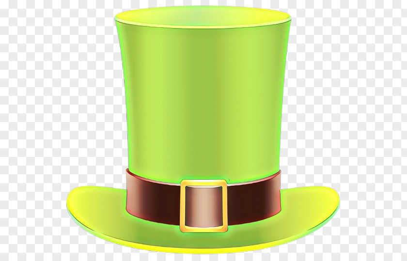 Green Yellow Cylinder Cup Serveware PNG