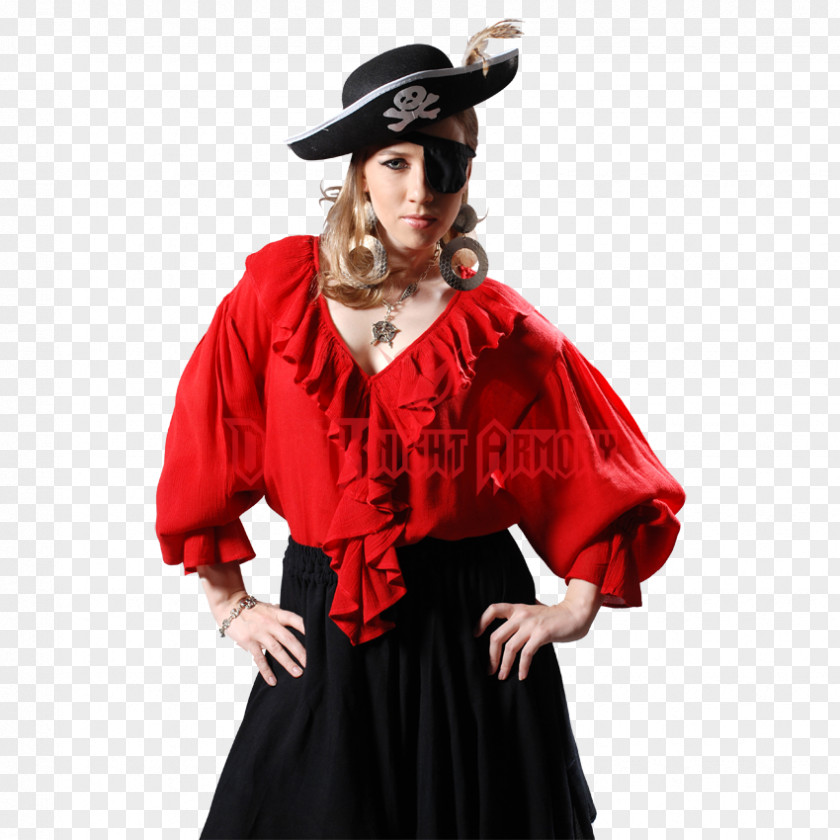 Pirate Woman Blouse Piracy Shirt Clothing Skirt PNG
