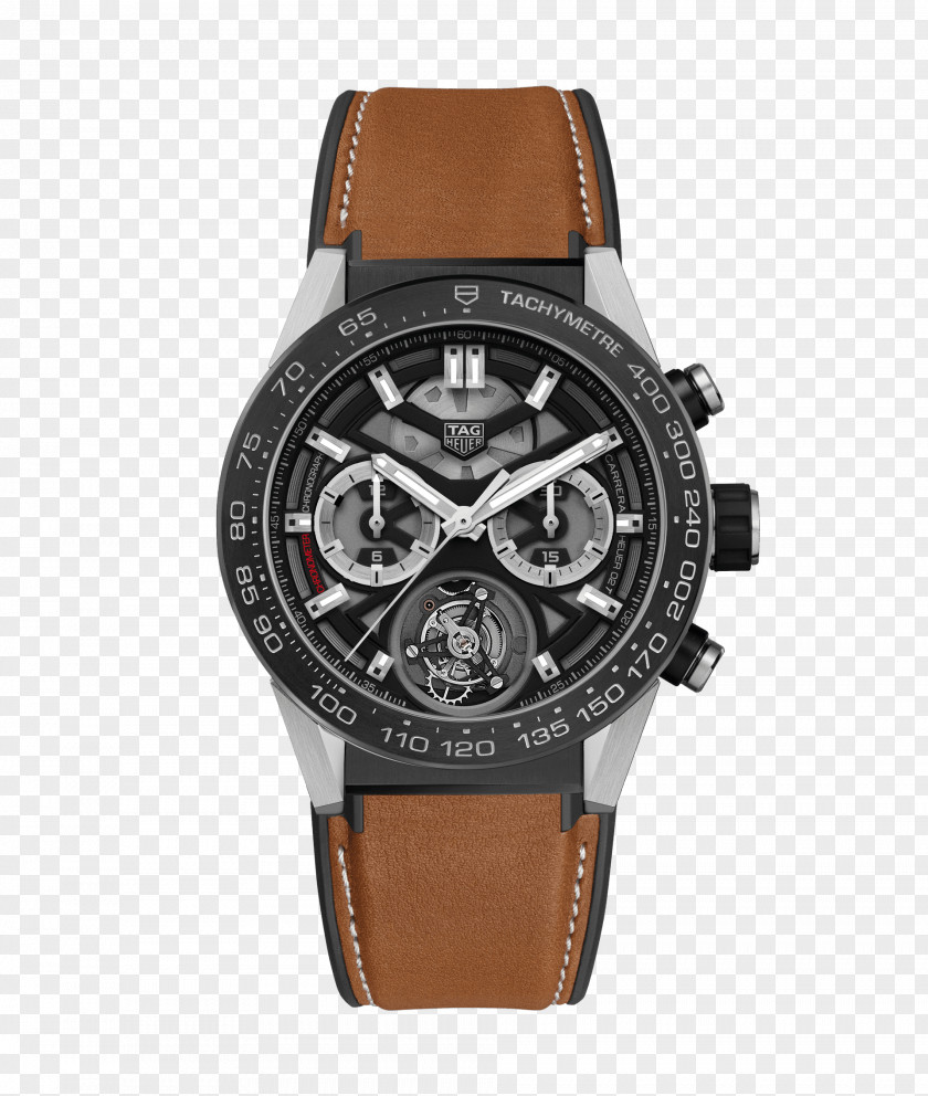 Watch TAG Heuer Chronograph Tourbillon Movement PNG