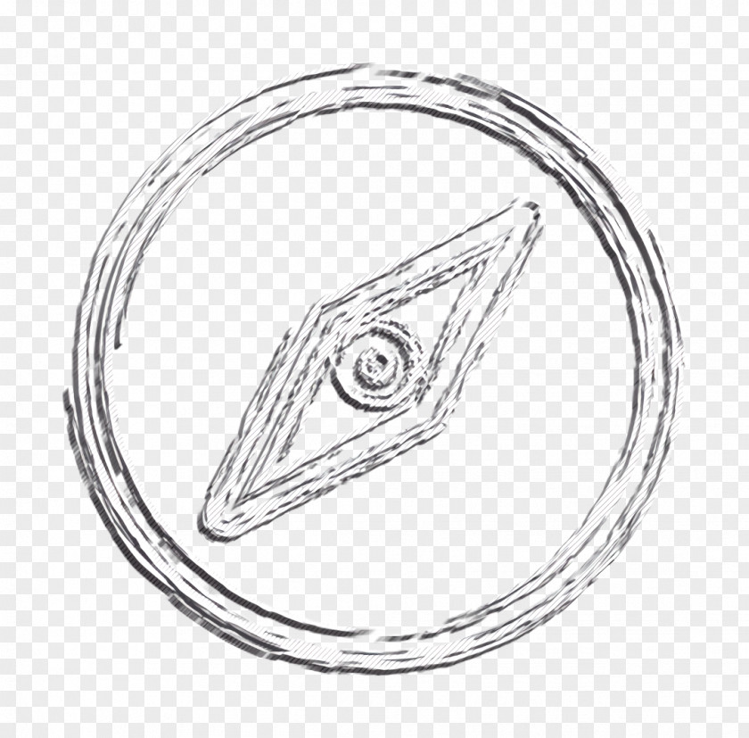 Fish Drawing Compass Icon Location Productivity PNG