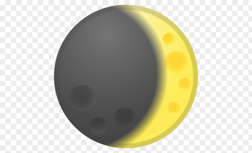 Moon Lunar Eclipse Phase Emoji Lua Em Quarto Minguante PNG