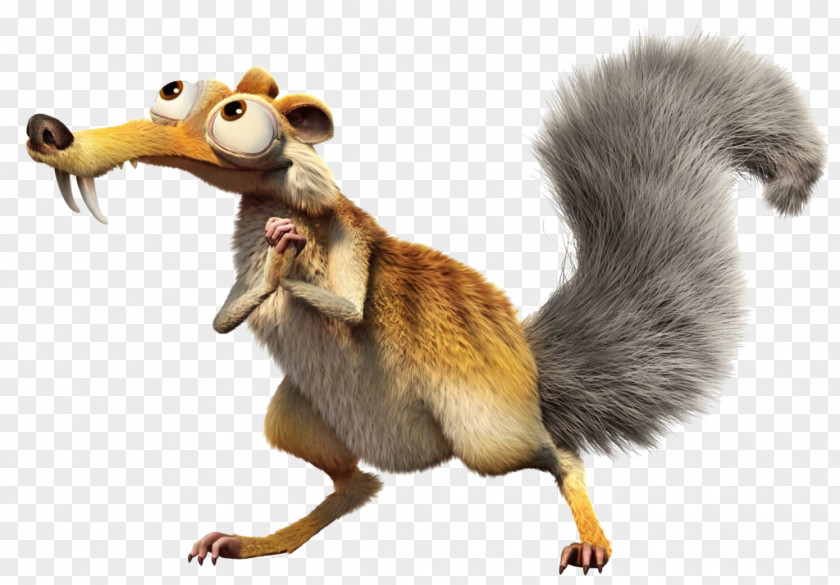 Squirrel Scrat Sid Ice Age Saber-toothed Cat PNG