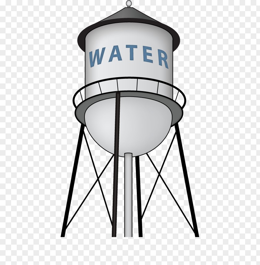 Can Tower Water Tank Clip Art PNG