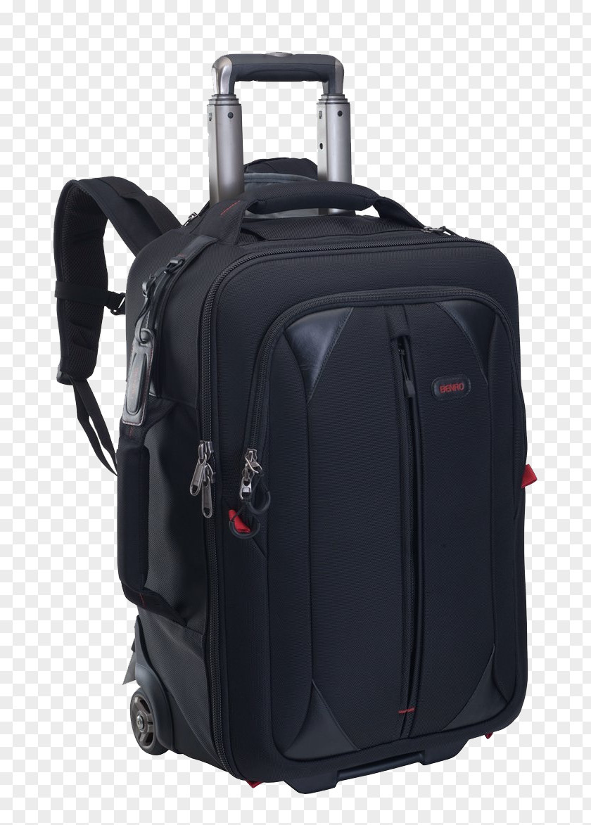 Dual Black Backpack Trolley Benro Pioneer Corporation Camera Photography PNG
