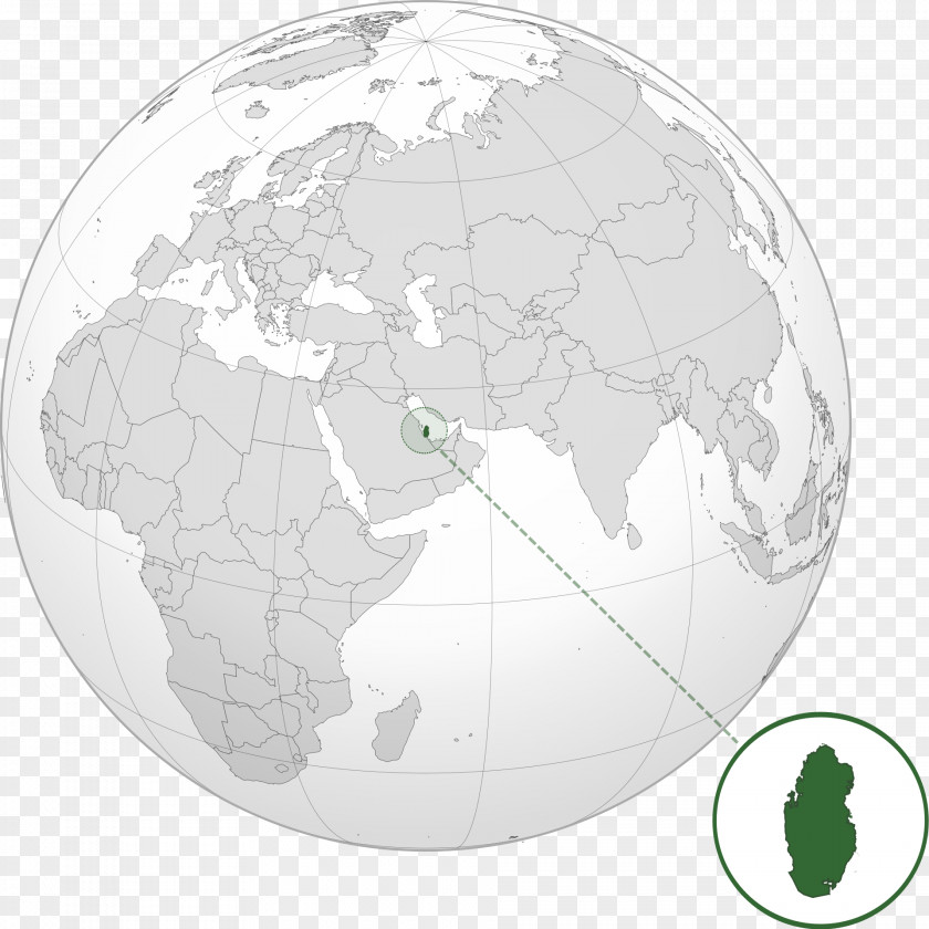World Map Doha Persian Gulf PNG