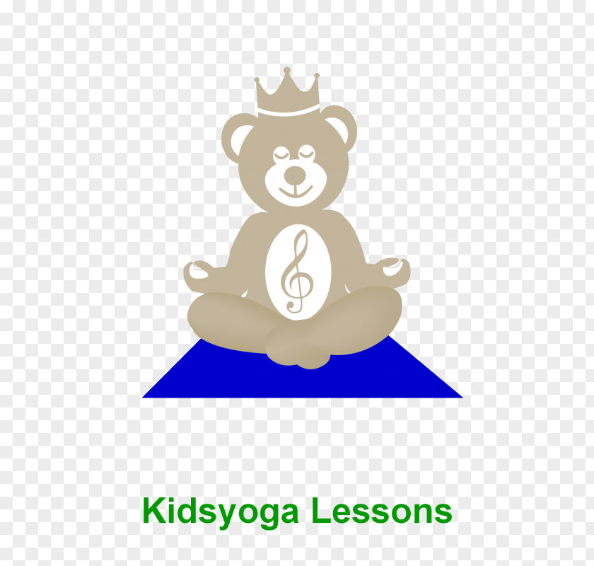 Yoga Kid Mammal Logo Character Font PNG