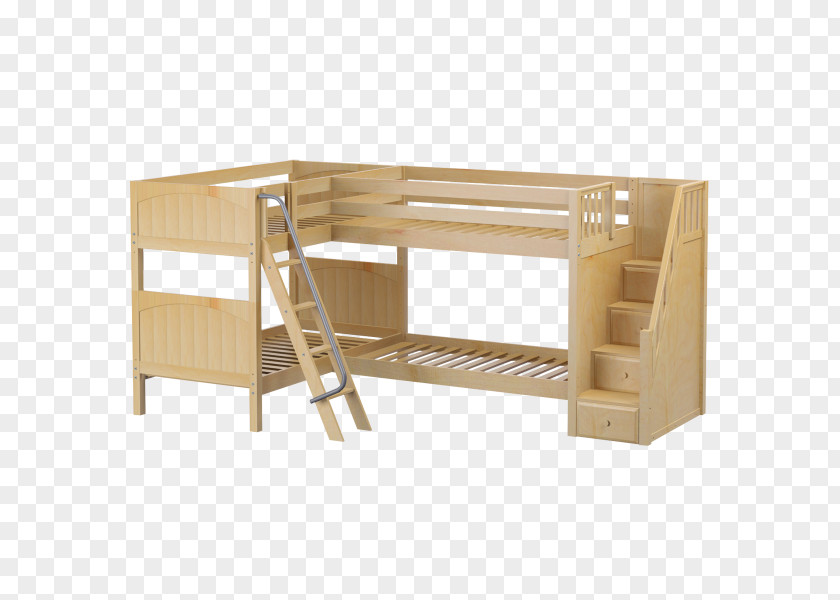 Bed Bunk Frame Stairs Bedroom PNG