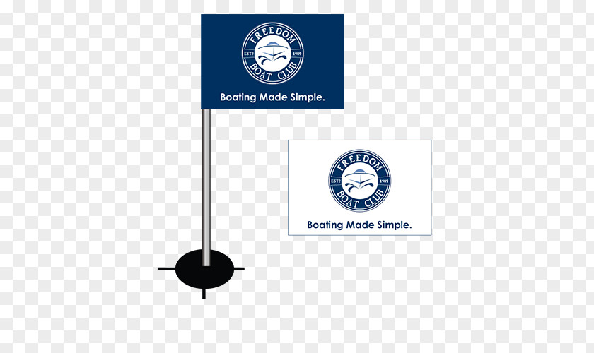 Boat Flag Logo Brand Signage PNG
