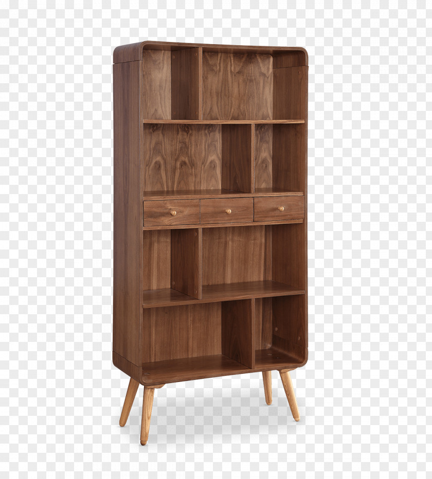 Bookcase Furniture Table Shelf Drawer PNG
