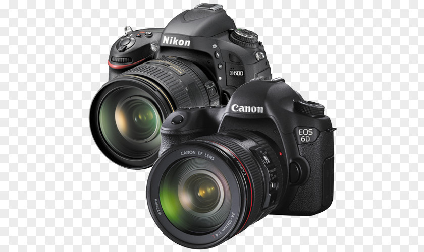 Camera Lens Canon EOS 6D 5D Mark III Nikon D610 Full-frame Digital SLR PNG
