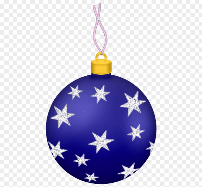Star Cobalt Blue Christmas Tree PNG