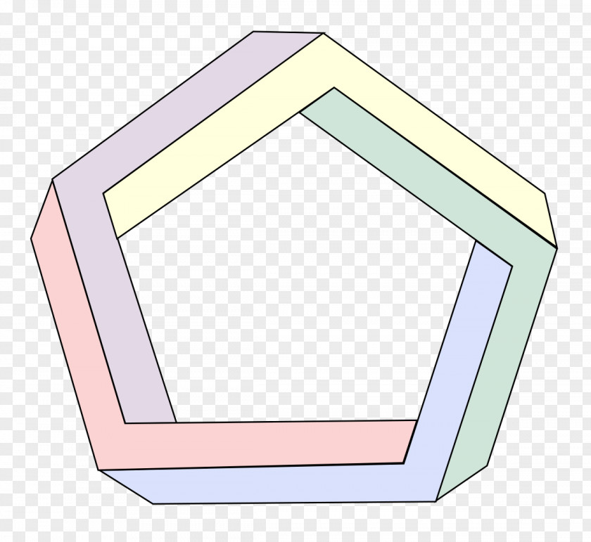 Triangle Penrose Pentagon Polygon Golden Ratio PNG