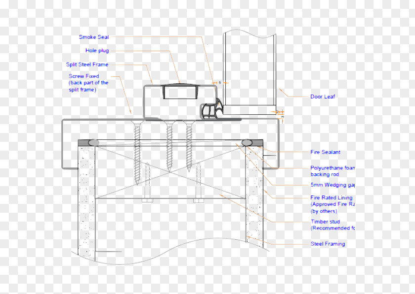 Window Fire Door Jamb Framing PNG