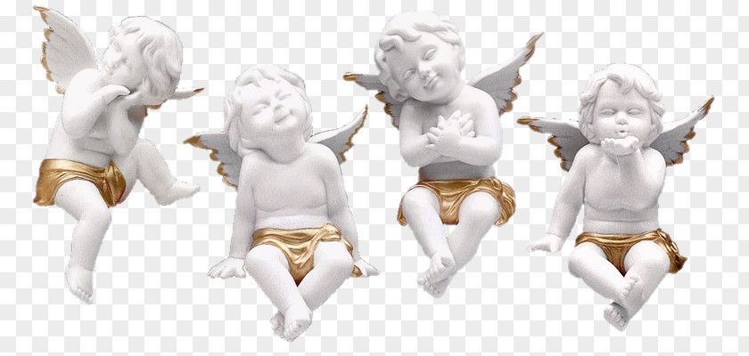 Angel Sculpture Figurine Art Lover's Moon PNG