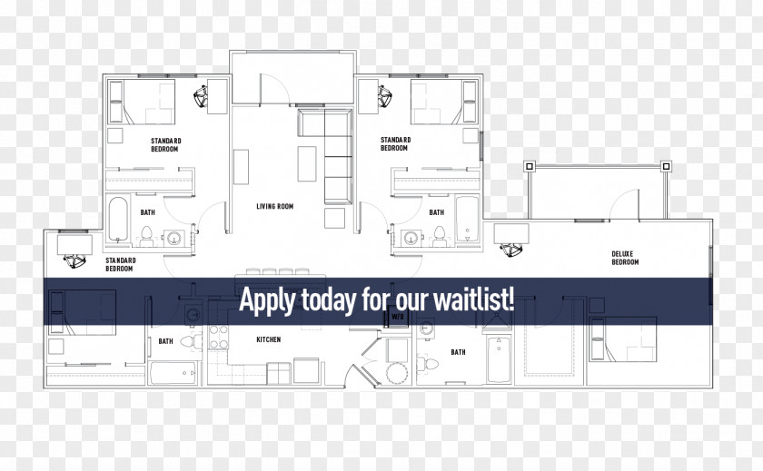 Bed Plan 160 Ross Floor House Student North Street PNG