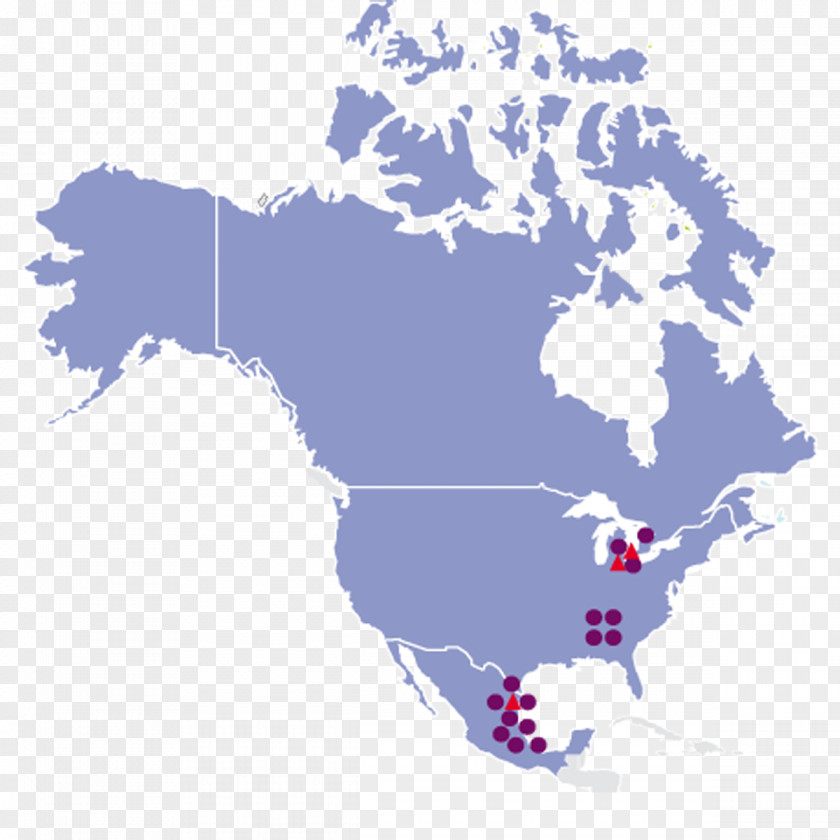 United States Canada Map CartoDB Death Of Eric Garner PNG