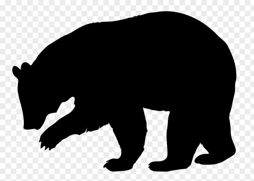 Bear Polar The Black Clip Art PNG