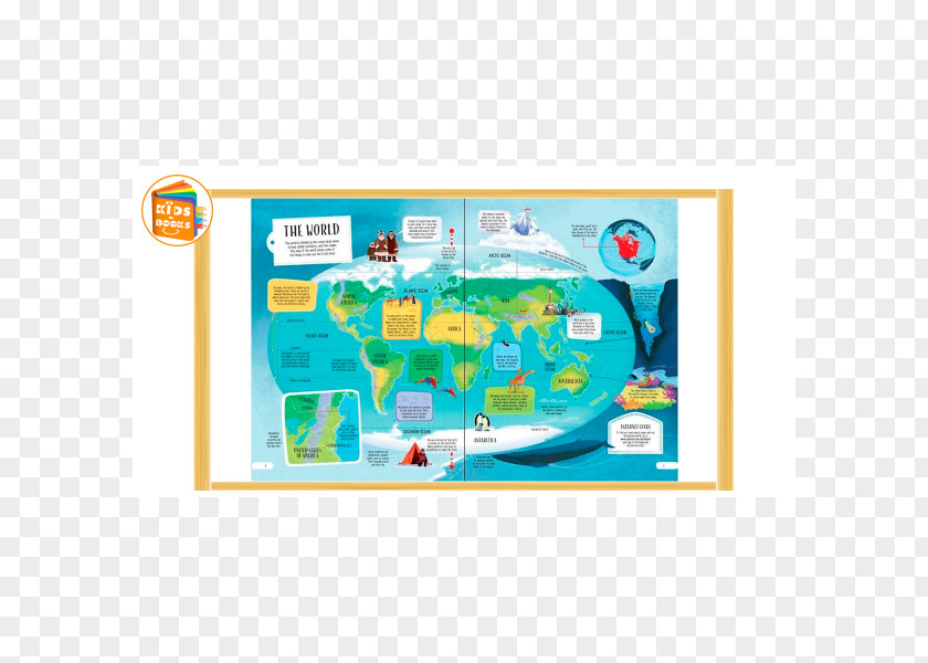 Book Scratch And Discover World Atlas Map Reading PNG