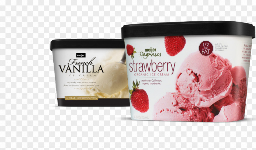 Snack Packaging Design Strawberry Ice Cream Product Private Label PNG