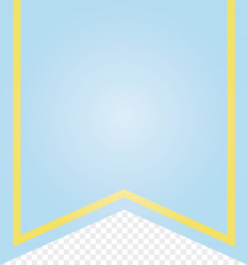 Blue Yellow Line Azure Rectangle PNG