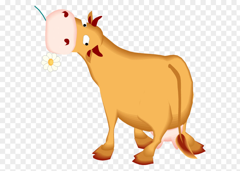 Cartoon Cow Taurine Cattle Animaatio Clip Art PNG