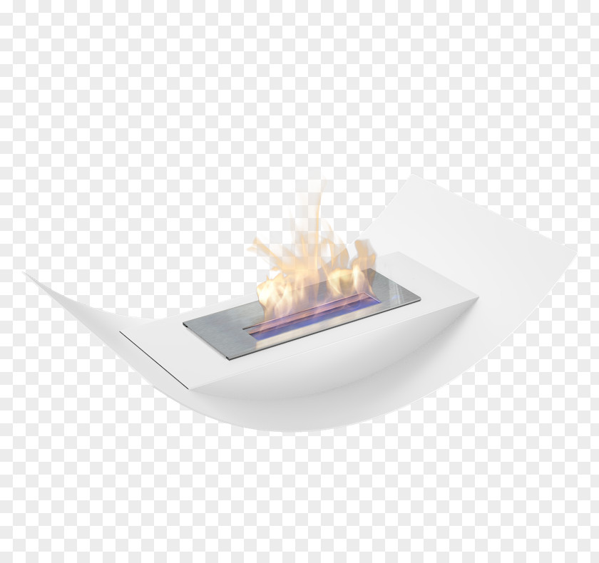 Chimney Biokominek Bio Fireplace White PNG