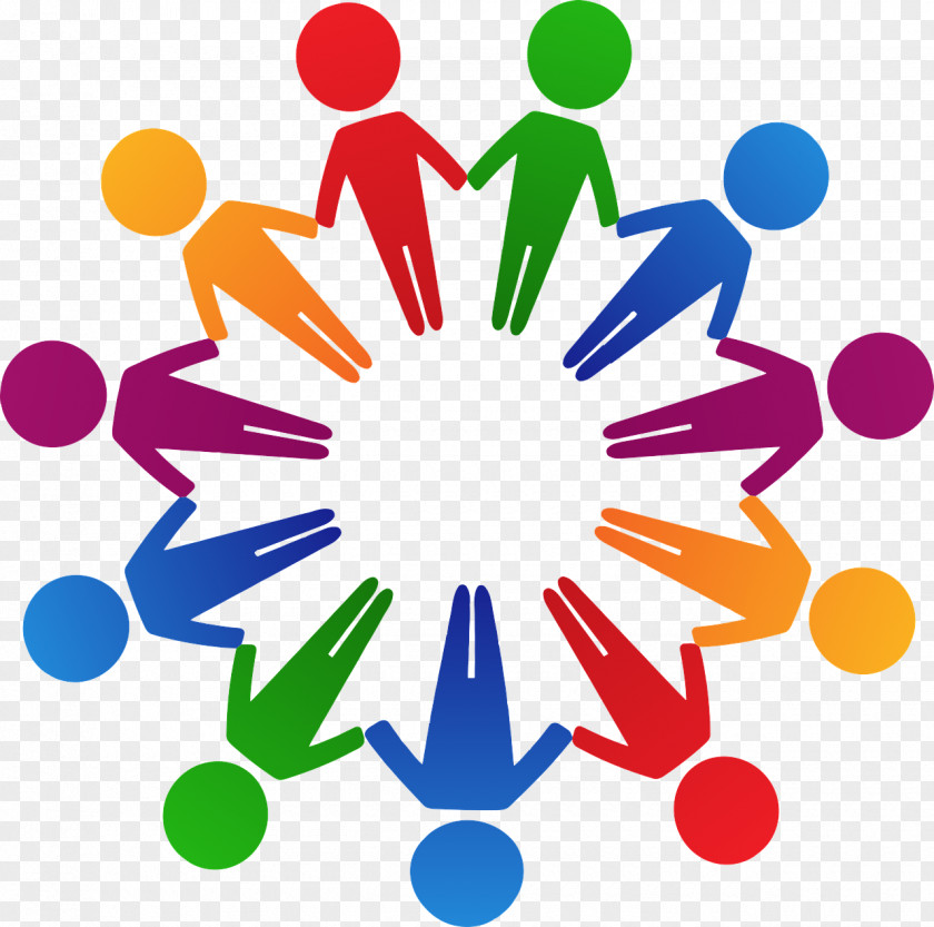 Collaboration Celebrating Social Group Line Circle Clip Art PNG