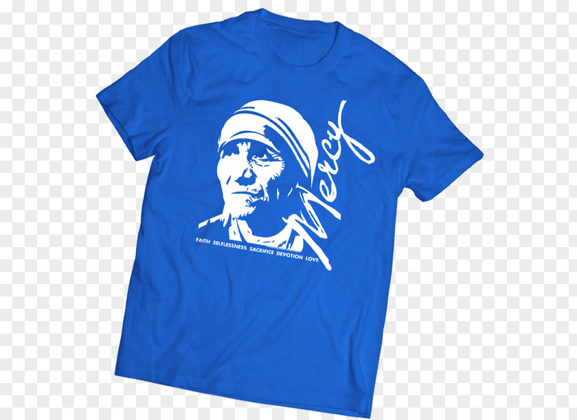 Promotions Celebrate Blessed Mother Teresa Printed T-shirt PNG