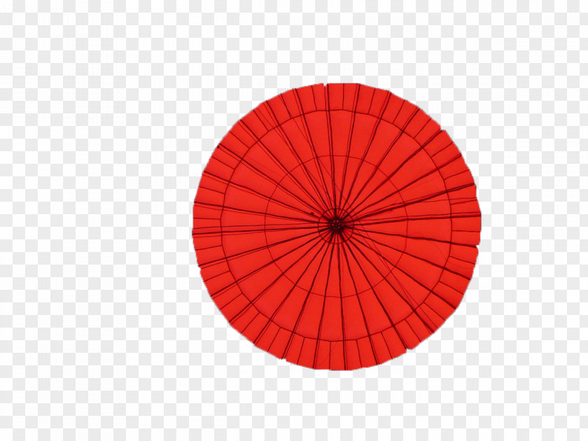 Red Paper Umbrella Hot Air Balloon Symmetry Circle Pattern PNG