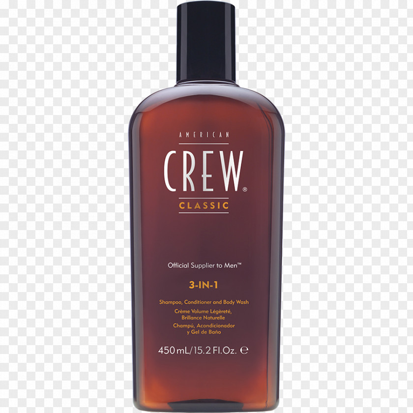 Shampoo American Crew 3-IN-1 Hair Conditioner Lotion PNG