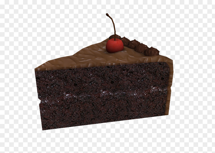 Slice Flourless Chocolate Cake Sachertorte Fudge Brownie PNG