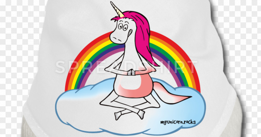Unicorn Rainbow Legendary Creature Art PNG