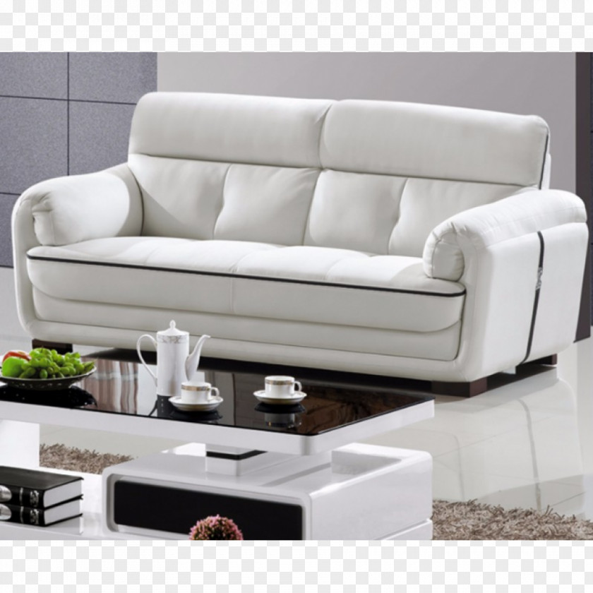 White Sofa Couch Table Furniture Bed Chaise Longue PNG