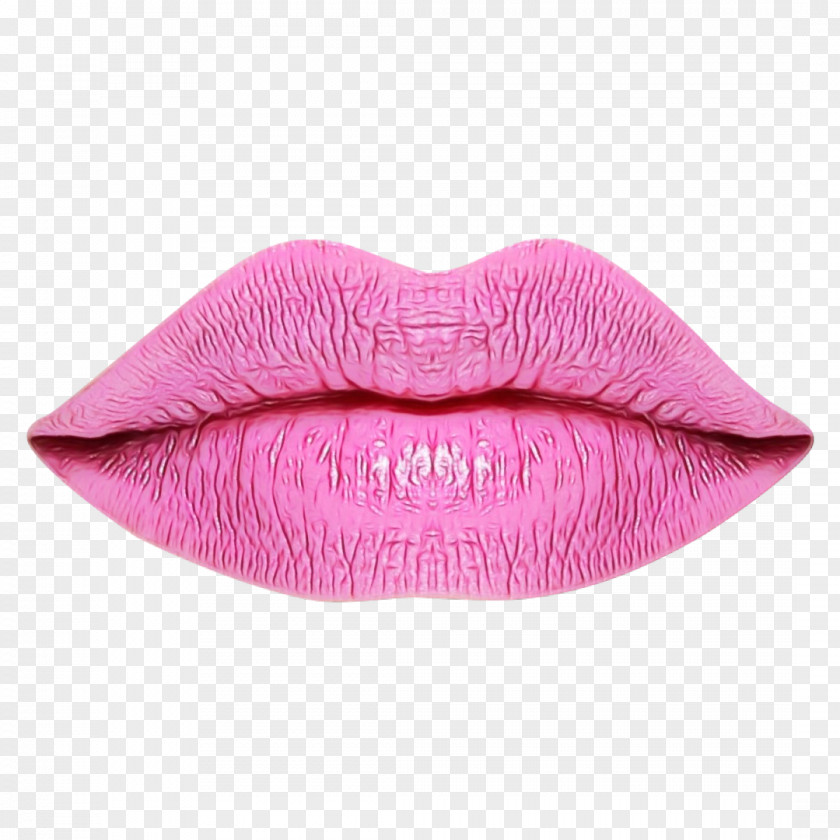 Cosmetics Magenta Lips Cartoon PNG