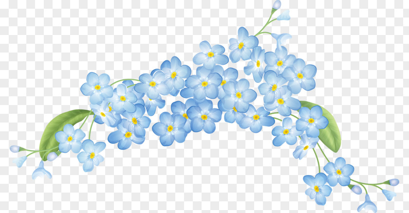 Flower Bouquet Blue Floral Design Clip Art PNG