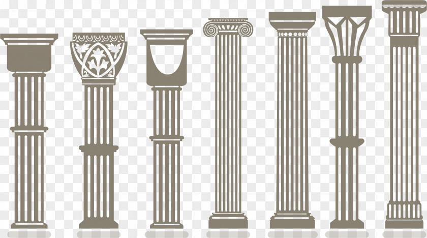 Multi Wall Column Arch PNG