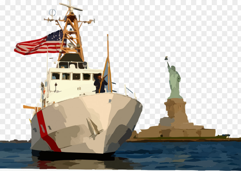 Statue Of Liberty Ship PNG