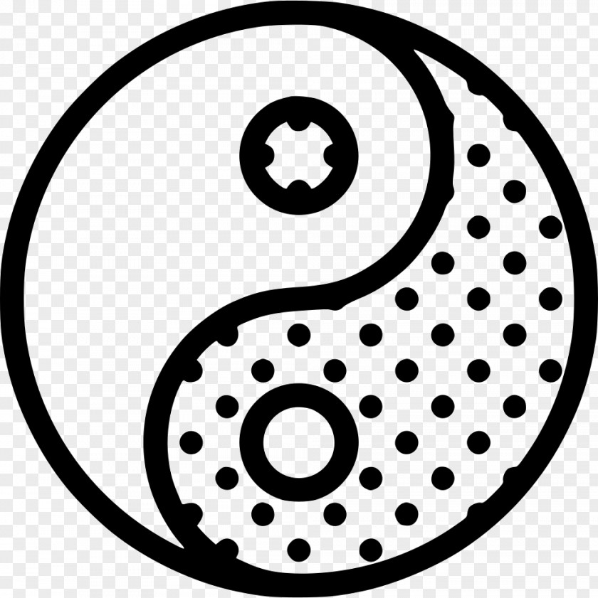 Yin Yang Icon Design Symbol PNG